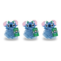 Disney Stitch Stitch-mas Body Exfoliator Puff with Christmas Tree Headband Pack of 3