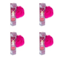 Disney Pixar Toy Story Lotso Raspberry Lip Balm 20mL with Pom Pom Charm Pack of 4