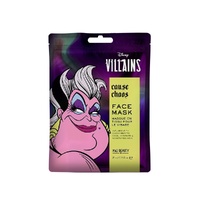 Disney Villains Ursula Cause Chaos Sheet Face Mask Counter Display of 12