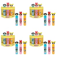 Warner Bros The Powerpuff Girls Lip Balm Trio 3 x 4g Bundle of 4