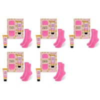 Warner Bros Gilmore Girls Sock Set with Foot Lotion 100mL Bundle of 5