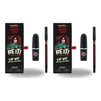 Mad Beauty Rocky Horror Show Don't Dream It Be It Lip Kit Lipstick and Lip Liner Bundle of 2