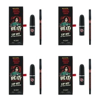 Mad Beauty Rocky Horror Show Don't Dream It Be It Lip Kit Lipstick and Lip Liner Bundle of 4