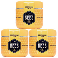 A Buzz From The Bees Natural Moisturising Balm 3 Pack 50g Australian Made