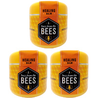 A Buzz From The Bees Healing Balm 50g 3 Pack Natural Australian Skin Repair