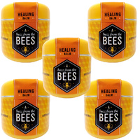 A Buzz From The Bees Healing Balm 50g Natural Australian Skin Repair Pack of 5