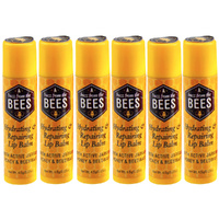 A Buzz From The Bees Lip Balm 4.5g Jarrah Honey Beeswax Pack of 6
