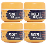 A Buzz From The Bees Pocket Balm 10g Jarrah Honey Beeswax Olive Oil 4 Pack