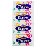 Super Soft Pocket Tissues 8 Pack 3 Ply White Travel Tissues 80 Sheets