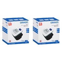 Omron Wrist Blood Pressure Monitor Basic HEM-6161 Pack of 2