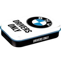 Nostalgic Art BMW Drivers Only Pills Novelty Mint Tin Box XL With Mints 80g