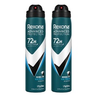 Rexona Advanced Protection 72H Ice Fresh Antiperspirant 220mL Pack of 2