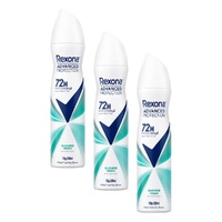 Rexona Advanced Protection 72H Shower Fresh Antiperspirant 220mL Pack of 3