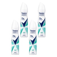 Rexona Advanced Protection 72H Shower Fresh Antiperspirant 220mL Pack of 4