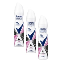 Rexona Advanced Protection 72H Invisible Dry Pure Antiperspirant 220mL Pack of 3