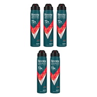 Rexona Advanced Protection 72H Sport Antiperspirant 220mL Pack of 5