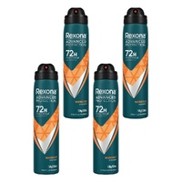 Rexona Advanced Protection 72H Workout Antiperspirant 220mL Pack of 4