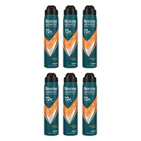 Rexona Advanced Protection 72H Workout Antiperspirant 220mL Pack of 6