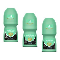 Mitchum Women Invisible Roll-On 48HR Clear Fresh 50mL Pack of 3