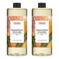 Bosisto's Banksia Flower & Lavender Hand Wash Refill 1L x 3 Bundle of 2