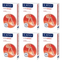 JOBST UltraSheer Knee High Closed Toe Natural Small 15-20mmHg Pack of 6