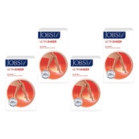 JOBST UltraSheer Thigh High Large Natural Pack of 4