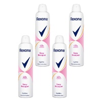 Rexona Antiperspirant Aerosol Deodorant Sexy Bouquet 250mL Pack of 4