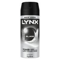 Lynx Antiperspirant Aerosol Black 165mL