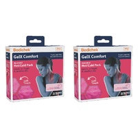 Bodichek Gel X Comfort Heat/Cold Pack, Medium, 13x28cm Bundle of 2