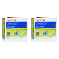 Bodichek First Aid Kit 126 Piece Set Pack of 2