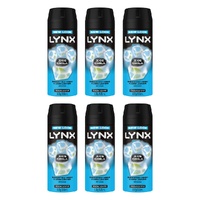 Lynx Deodorant Aerosol Ice Chill 165mL Pack of 6