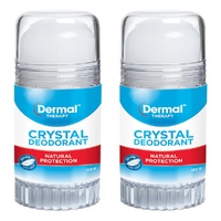Dermal Therapy Crystal Deodorant Roll On 120g Pack of 2
