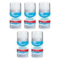 Dermal Therapy Crystal Deodorant Roll On 120g Pack of 5