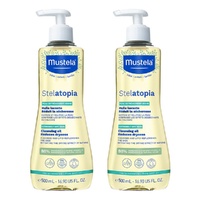 Mustela Stelatopia Cleansing Oil for Eczema-Prone Skin 500mL Pack of 2