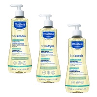 Mustela Stelatopia Cleansing Oil for Eczema-Prone Skin 500mL Pack of 3