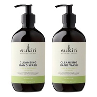 Sukin Cleansing Hand Wash Lime & Coconut 500mL Pack of 2