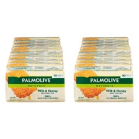 Palmolive Naturals Milk & Honey Bar Soap 10 Pack Bundle of 2