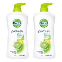 Dettol ProFresh Shower Gel Citrus Splash 950mL x 3 Bundle of 2
