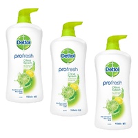 Dettol ProFresh Shower Gel Citrus Splash 950mL x 3 Bundle of 3
