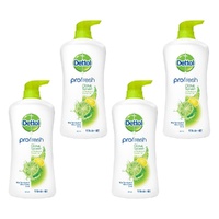 Dettol ProFresh Shower Gel Citrus Splash 950mL x 3 Bundle of 4