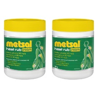 Metsal Heat Rub Cream 500g Pack of 2