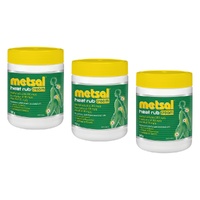 Metsal Heat Rub Cream 500g Pack of 3