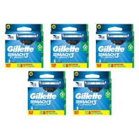 Gillette Mach3 Turbo Replacement Cartridges 8 Pack Bundle of 5