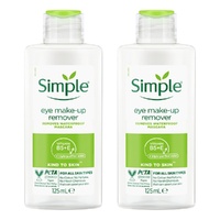 Simple Kind To Skin Eye Make-Up Remover 125mL Pack of 2