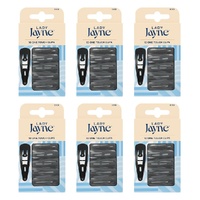 Lady Jayne Black One Touch Clips 10 Pack x 3 Bundle of 6