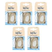 Lady Jayne Blonde Snagless Elastics 18 Pack Bundle of 5
