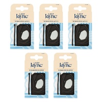 Lady Jayne Brown Snagless Elastics Pack of 5