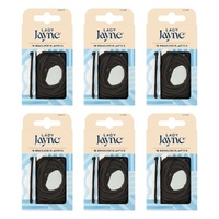 Lady Jayne Brown Snagless Elastics Pack of 6