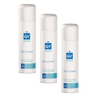 Ego QV Naked Deodorant Spray 100g Pack of 3