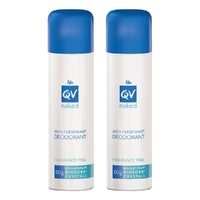 Ego QV Naked Anti-perspirant Deodorant Spray 100g Pack of 2